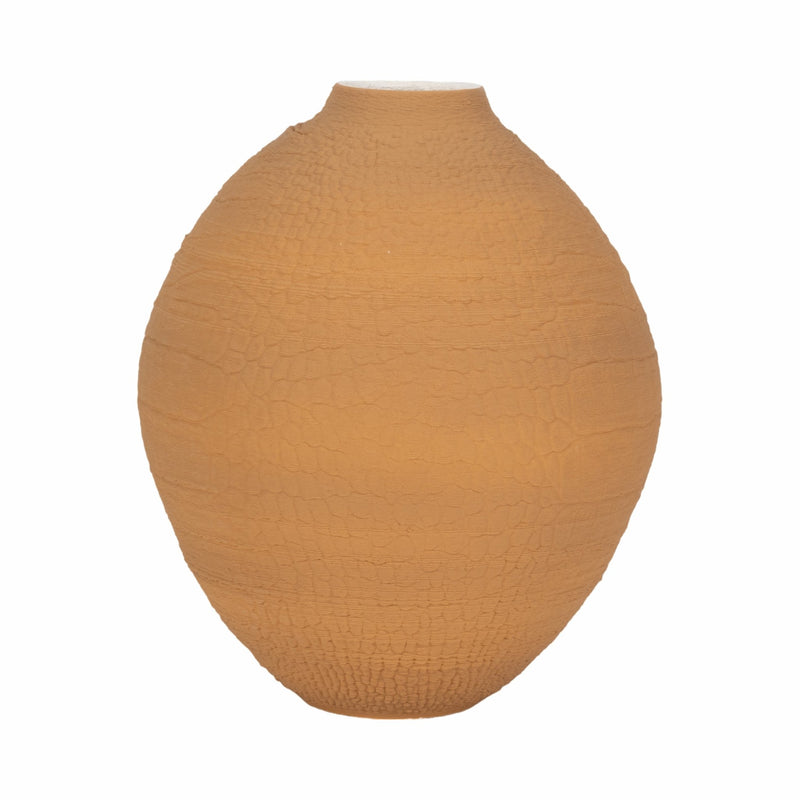 18" Baltra 3d Printed Vase, Apple Cinnamon - Al Rugaib Furniture