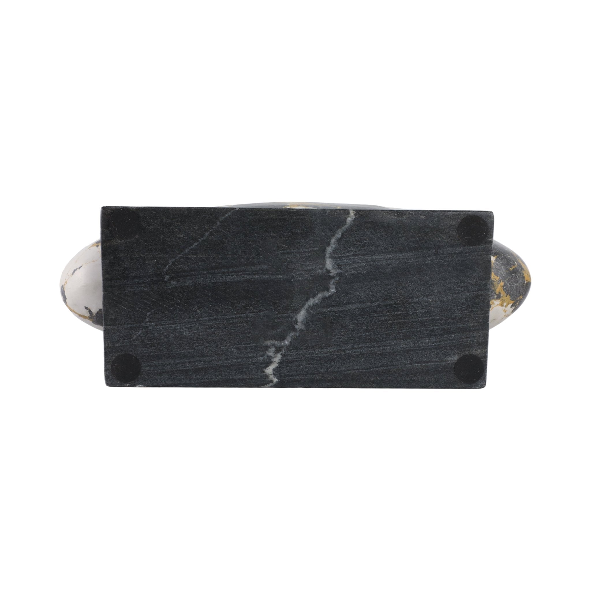 18" Calhoun Bowl With Marble Base Table Decors| Sagebrook Home