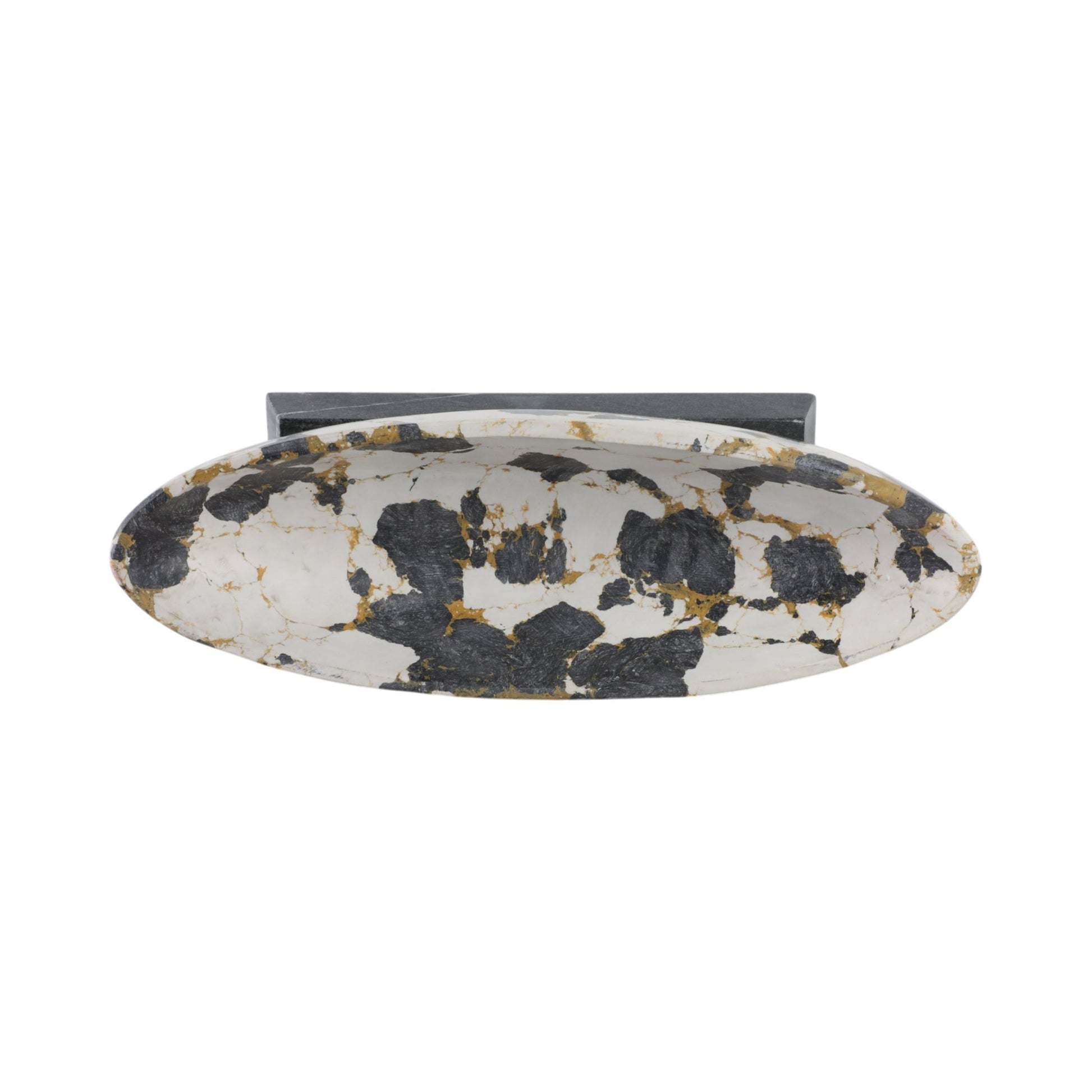 18" Calhoun Bowl With Marble Base Table Decors| Sagebrook Home