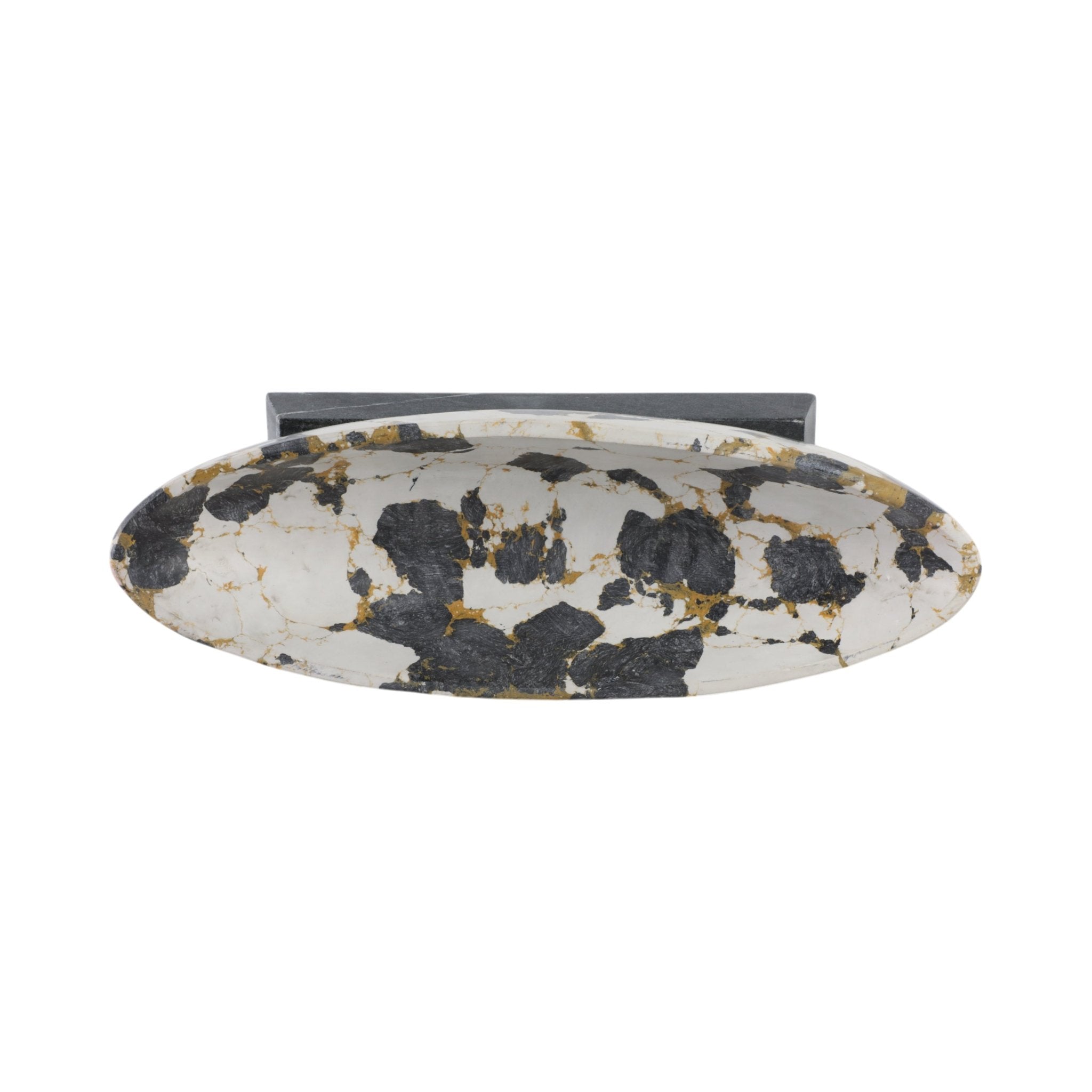 18" Calhoun Bowl With Marble Base Table Decors| Sagebrook Home