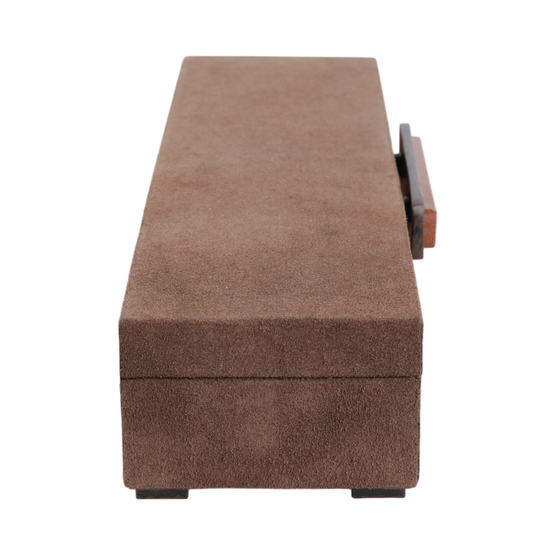 18" Delrio Suede And Goldstone Gemstone Hardware B Table Decors| Sagebrook Home