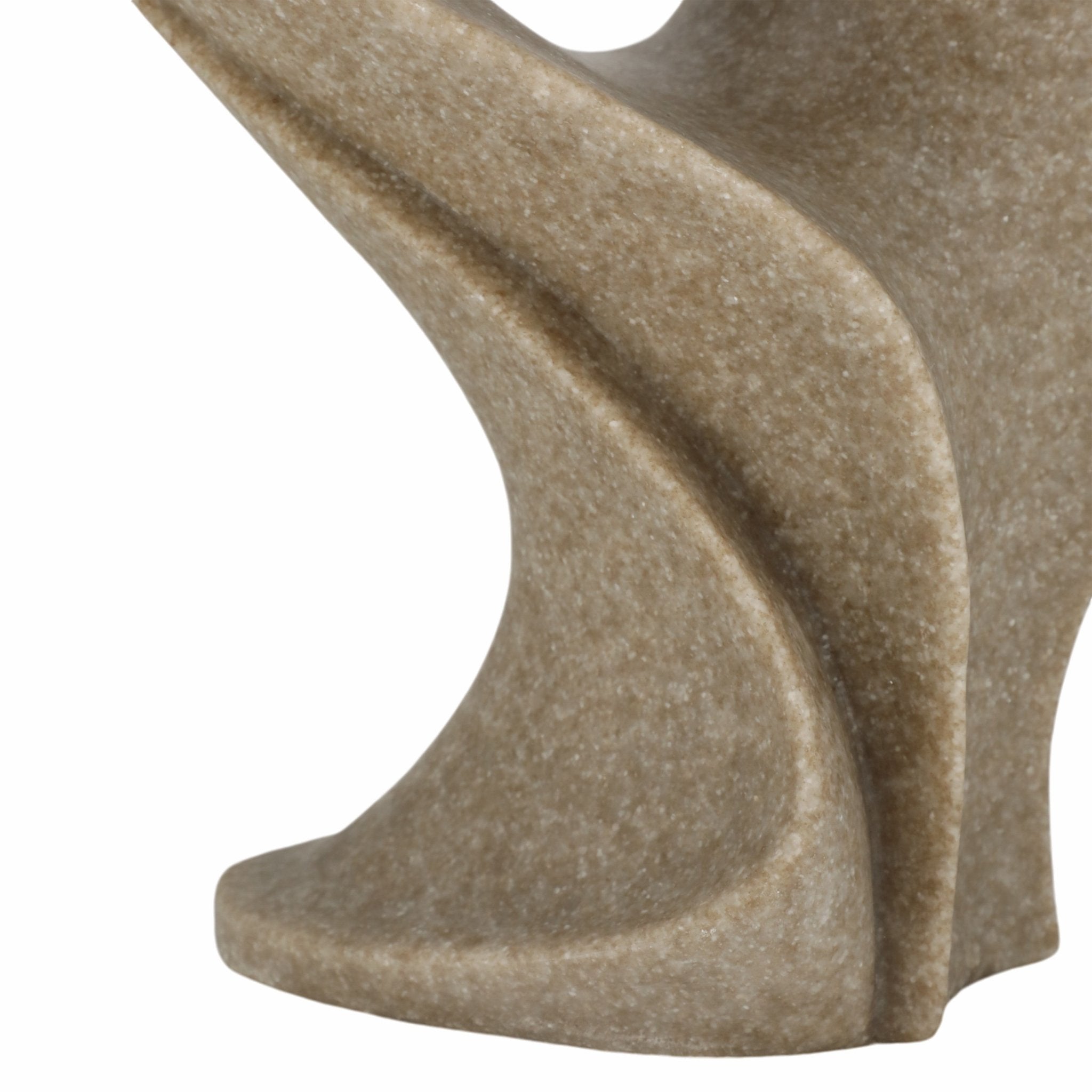 18" Flowood Brown Quartz Resin Statuary Table Decors| Sagebrook Home