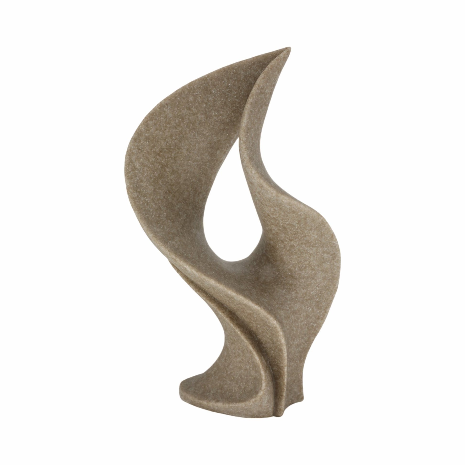 18" Flowood Brown Quartz Resin Statuary Table Decors| Sagebrook Home