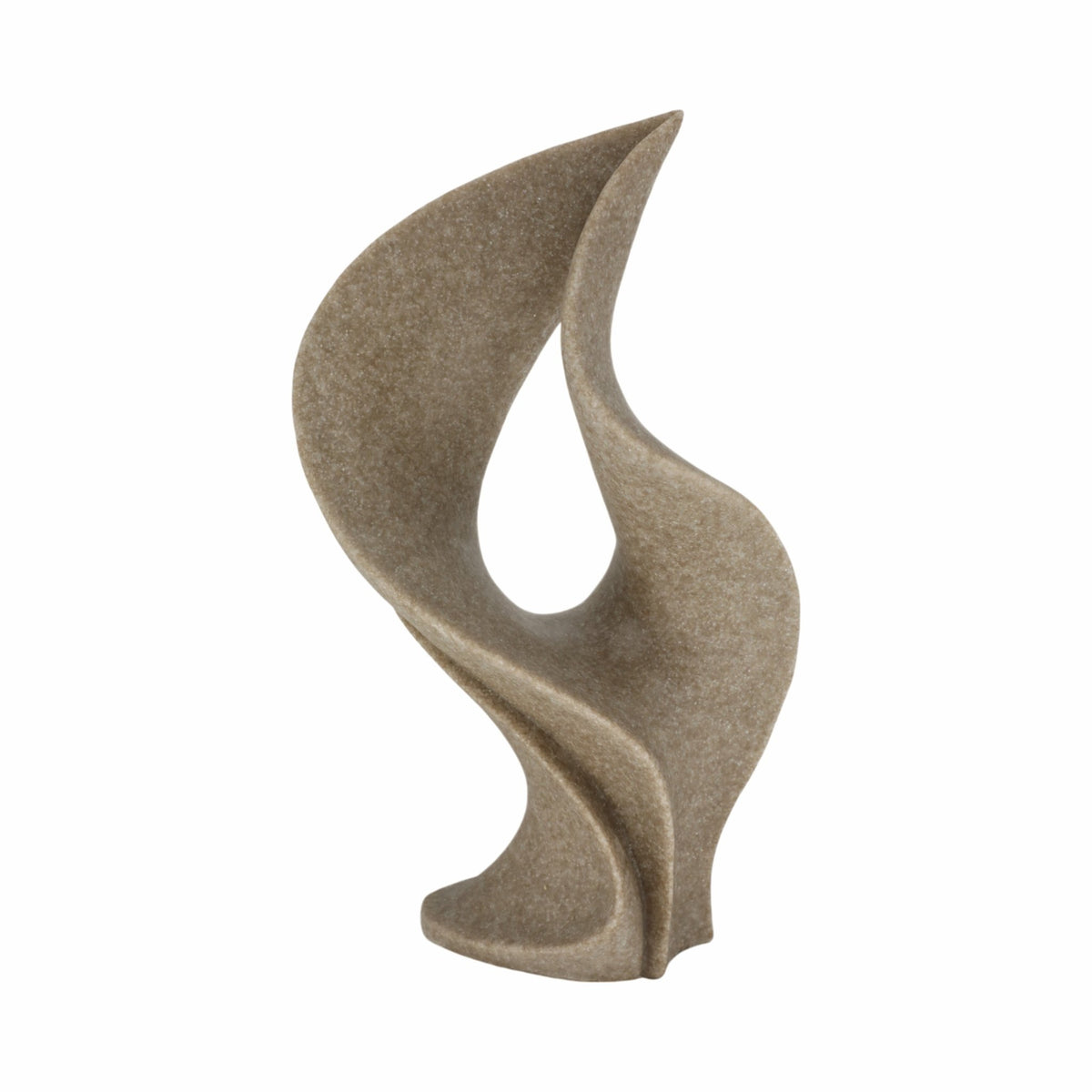 18" Flowood Brown Quartz Resin Statuary Table Decors| Sagebrook Home