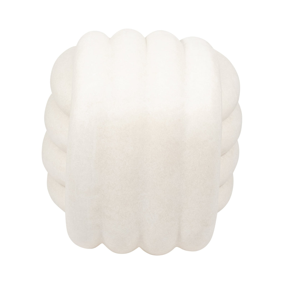 18" HUZZAH QUARTZ RESIN STOOL, WHITE Stools| Sagebrook Home