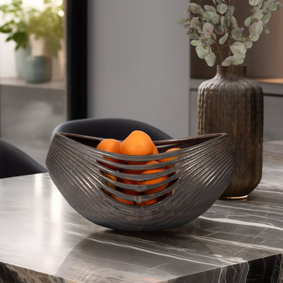 18" Padmini Ceramic Bowl - Al Rugaib Furniture