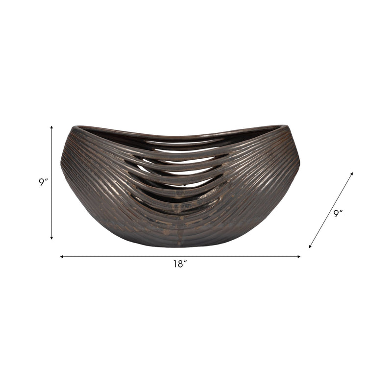 18" Padmini Ceramic Bowl - Al Rugaib Furniture