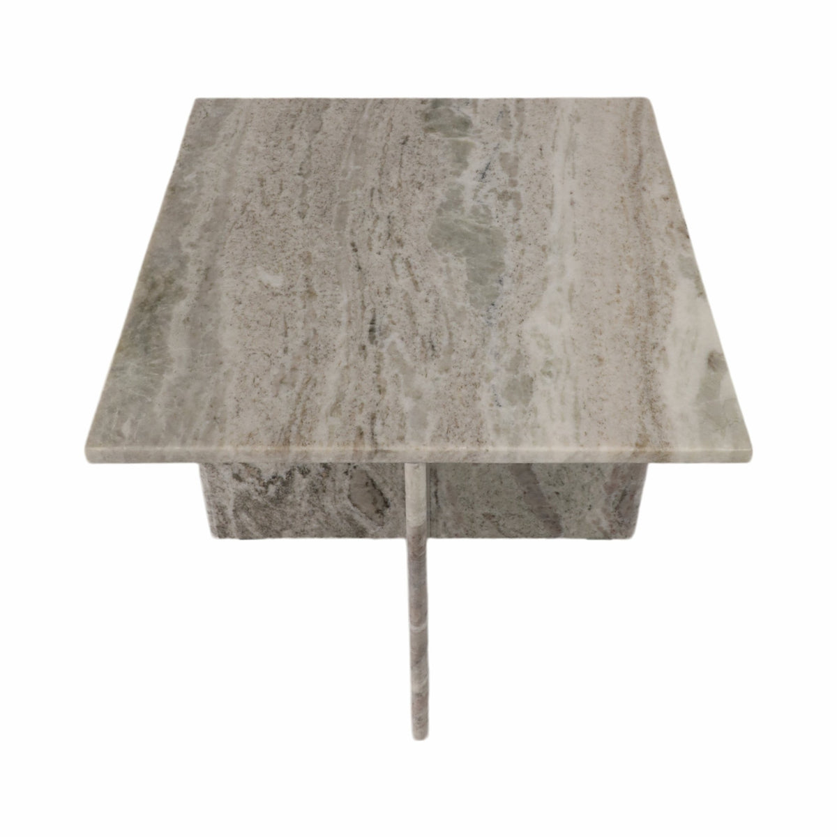 18" ROMMI LARGE MARBLE TABLE, WHITE Accent & End Tables| Sagebrook Home
