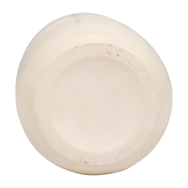 CER, 16 TEXTURED LINES VASE, COTTON