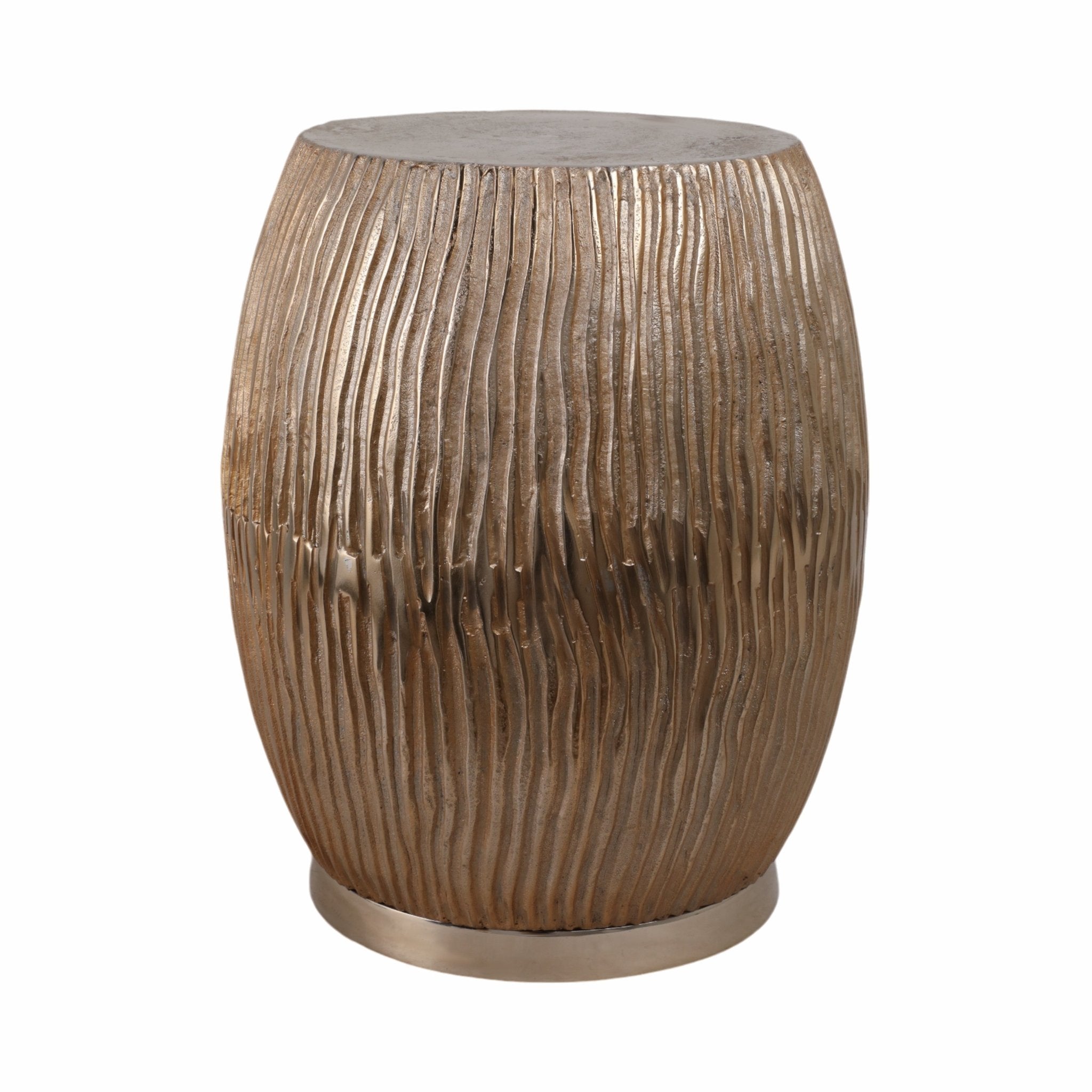 19" Cantor Champagne Stool Stools| Sagebrook Home