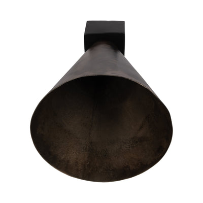 19" Cassendra Large Metal Vase, Gold - Al Rugaib Furniture