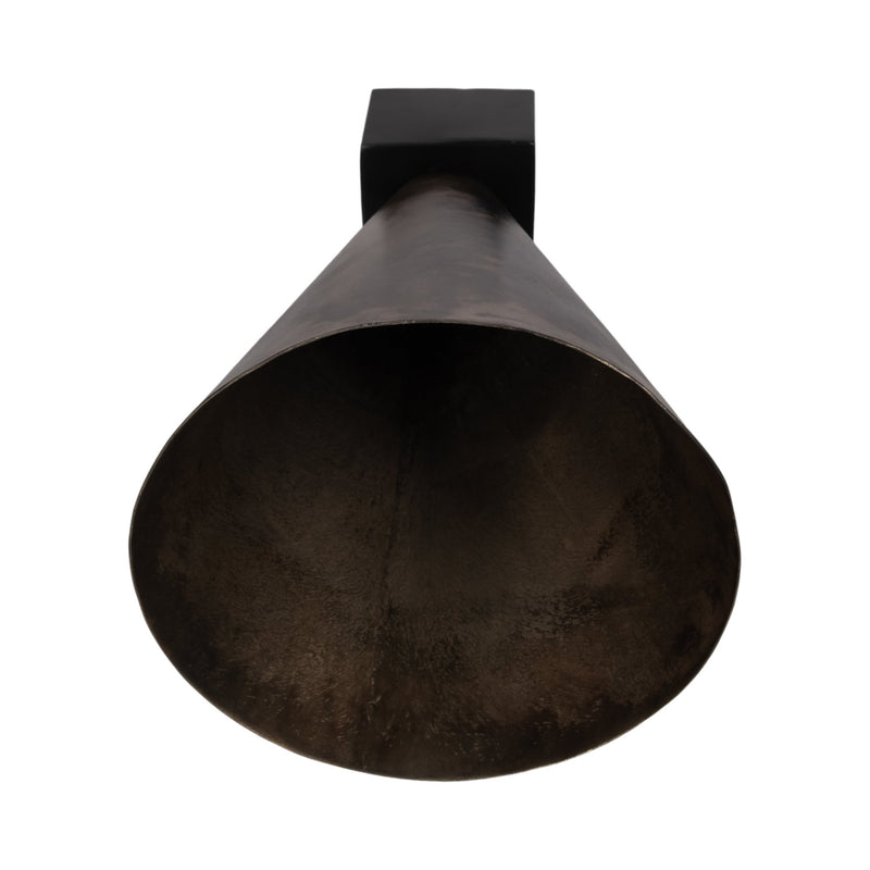 19" Cassendra Large Metal Vase, Gold - Al Rugaib Furniture