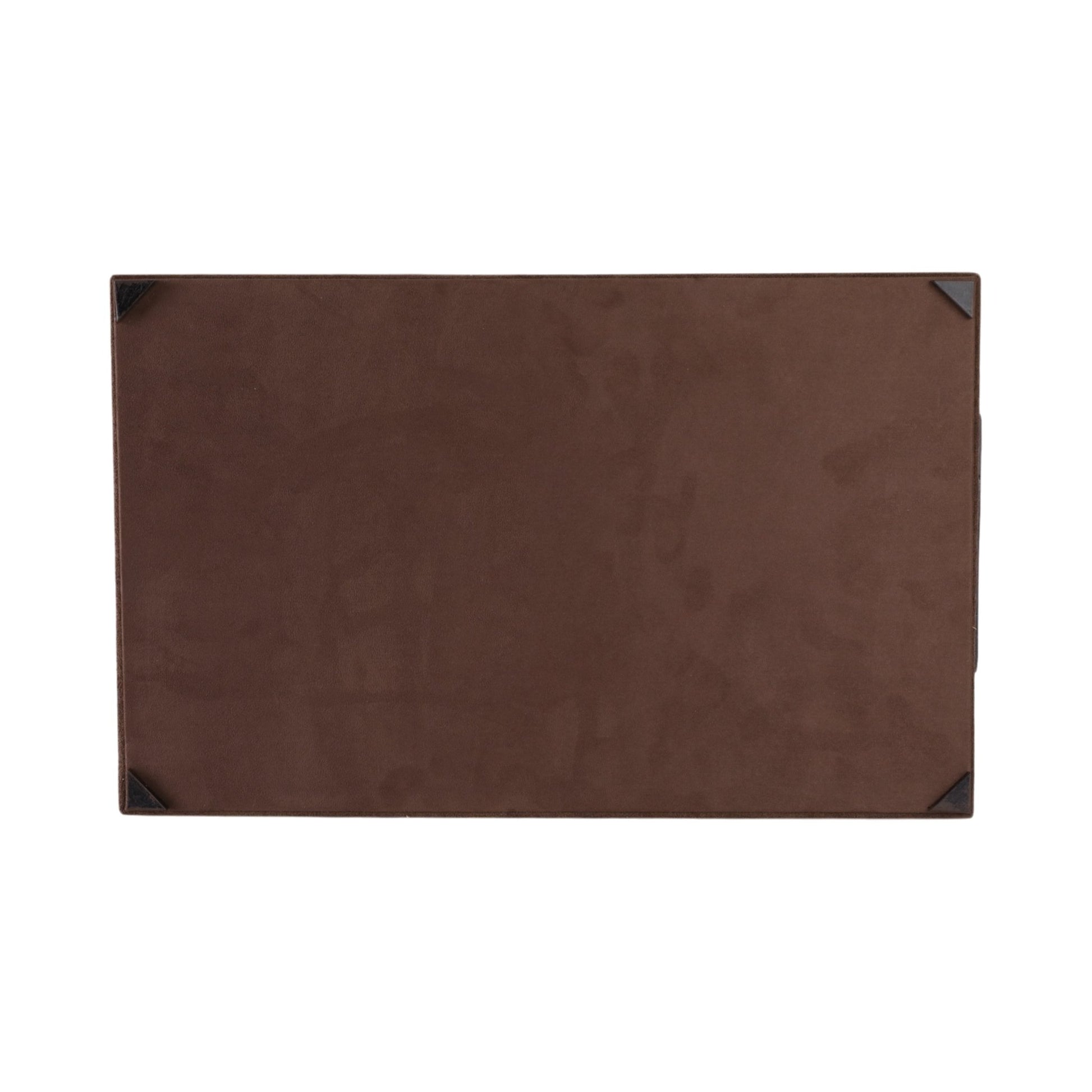 19" Delrio Suede & Gold Gemstone Hardware Tray Table Decors| Sagebrook Home