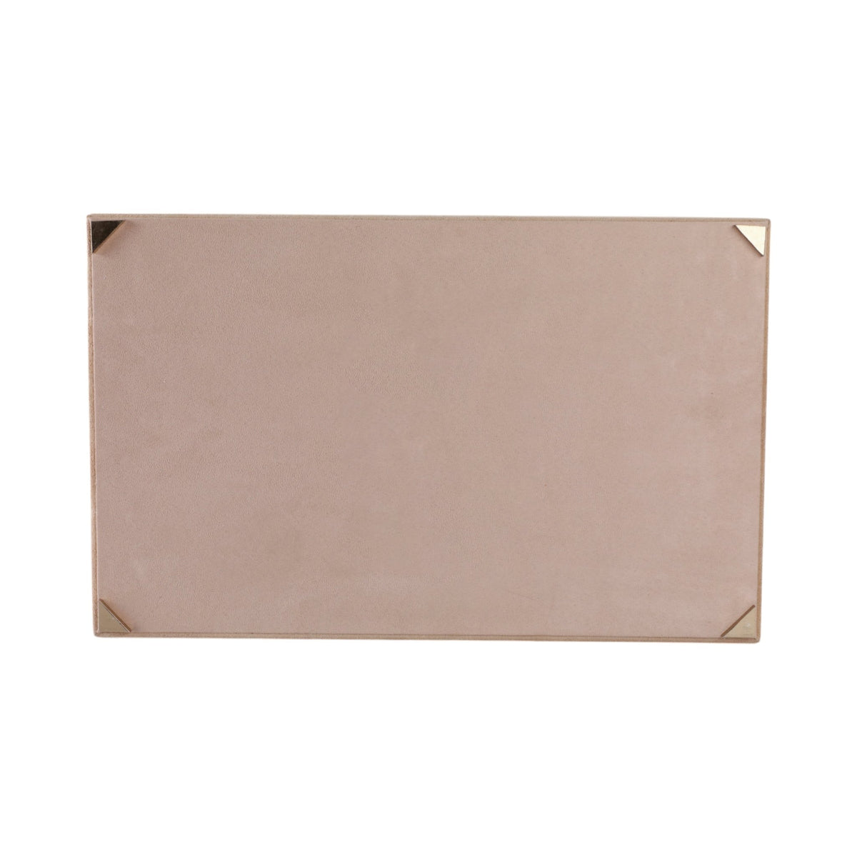 19" KELSIE SUEDE LABRADORITE GEMSTONE HARDWARE TRA Table Decors| Sagebrook Home