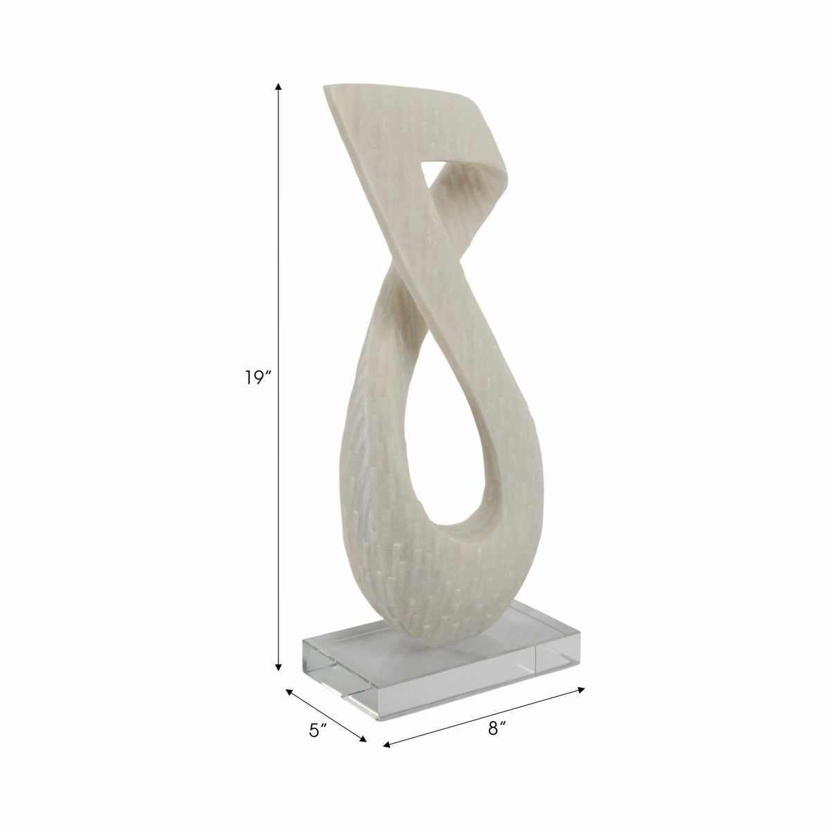 19" Mortsel Quartz Resin Statuary Table Decors| Sagebrook Home