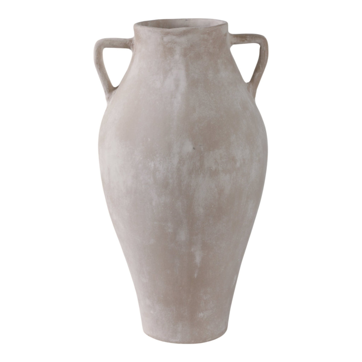 19" Newbridge Taupe Eco-mix Vase Vases and Jars| Sagebrook Home