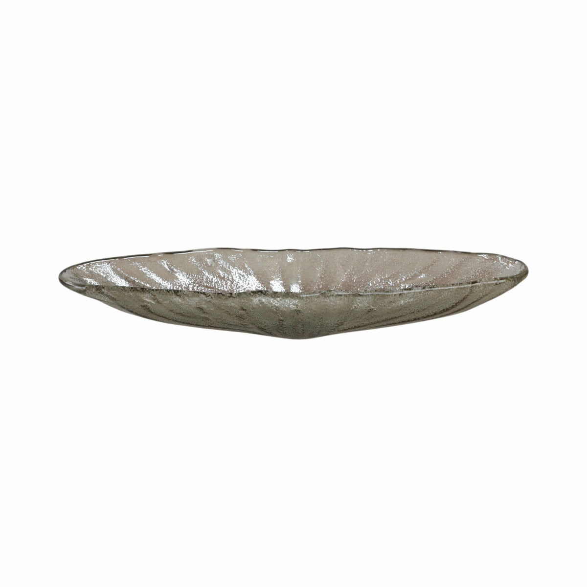 19" Salerno Small Itlalian Art Glass Tray Table Decors| Sagebrook Home