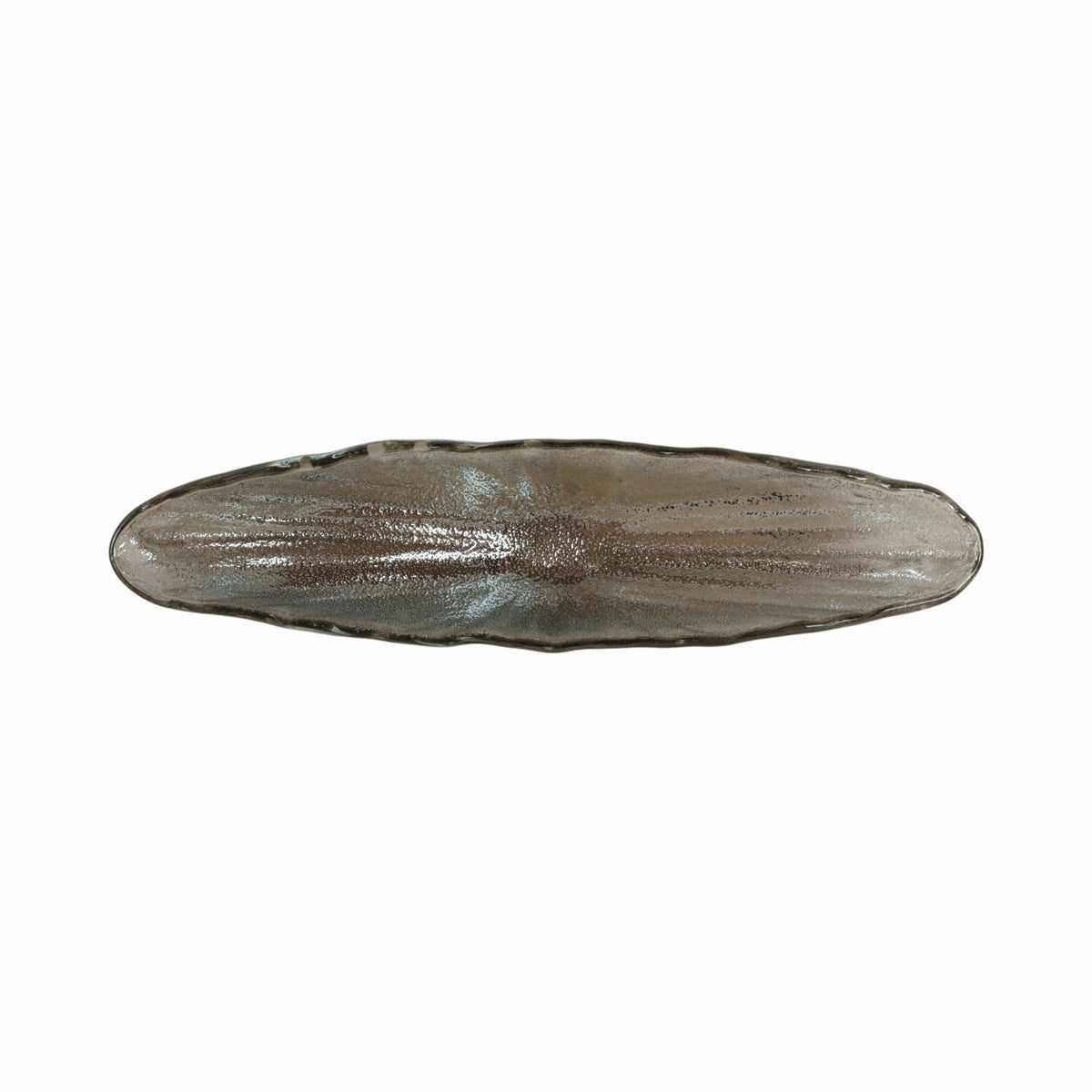 19" Salerno Small Itlalian Art Glass Tray Table Decors| Sagebrook Home
