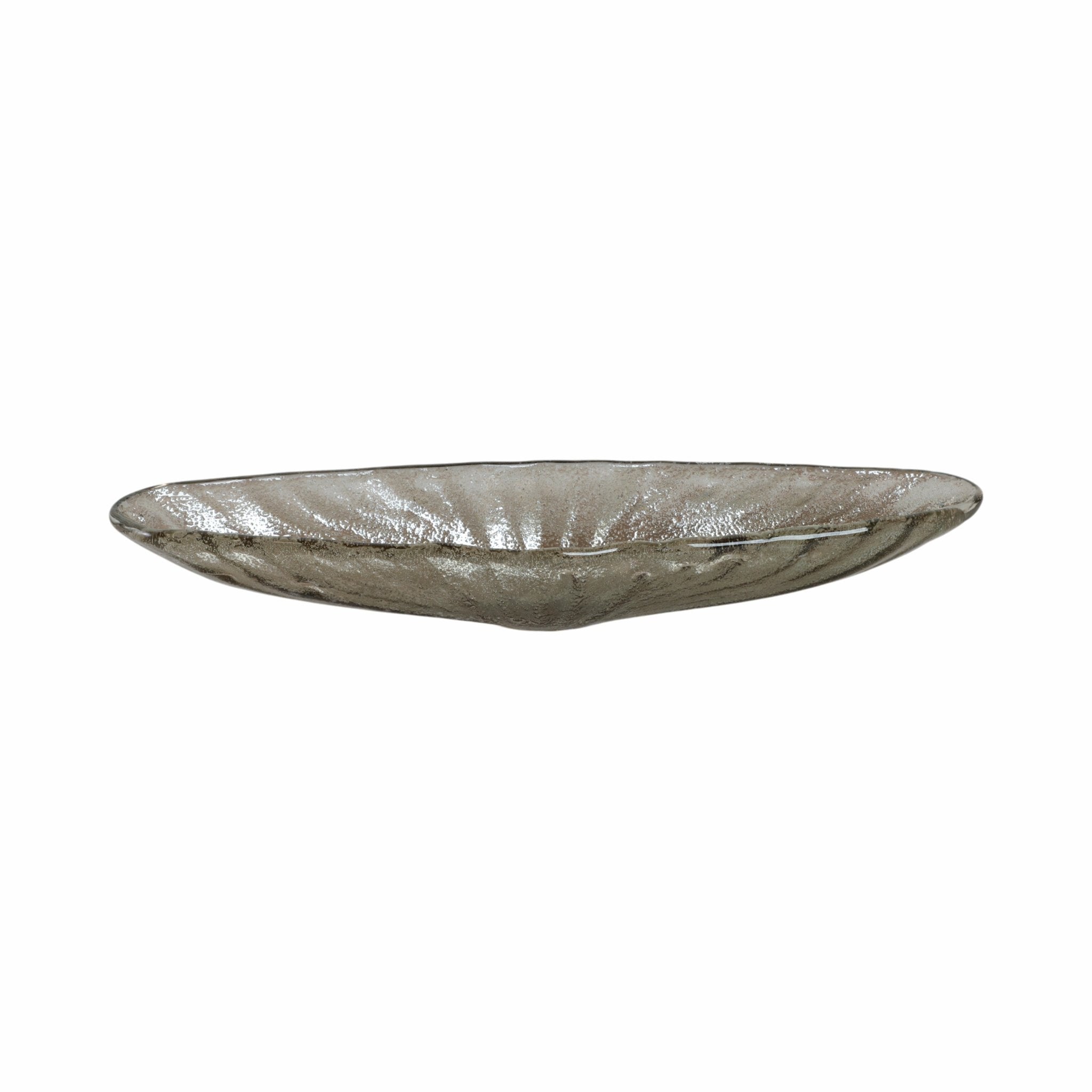 19" Salerno Small Itlalian Art Glass Tray Table Decors| Sagebrook Home