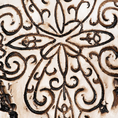 19" Western Bull Skull, Brown - Al Rugaib Furniture