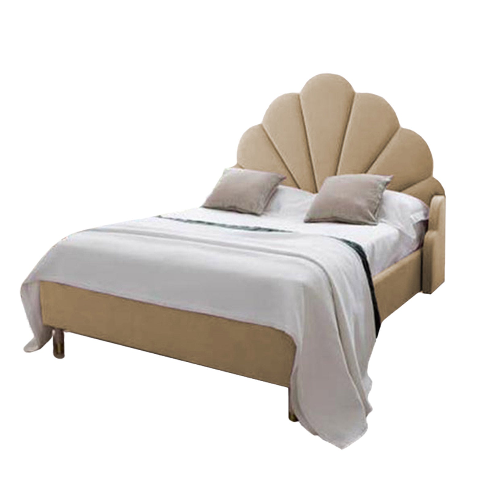 In House | Berlin Bed Frame Linen Beige 200x90