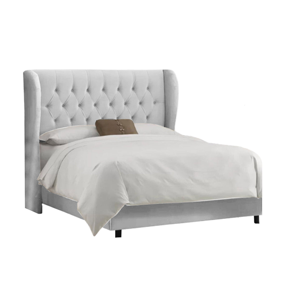 In House | Berlin Bed Frame Linen White 200x140