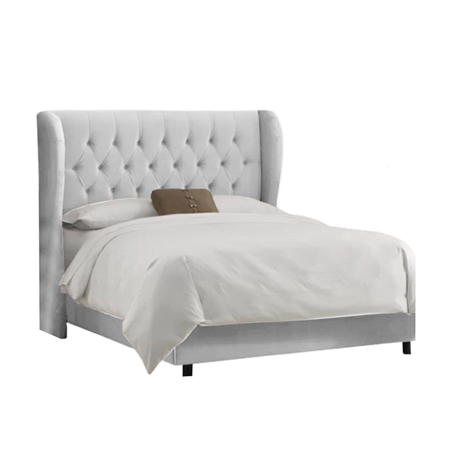 In House | Berlin Bed Frame Linen White 200x180