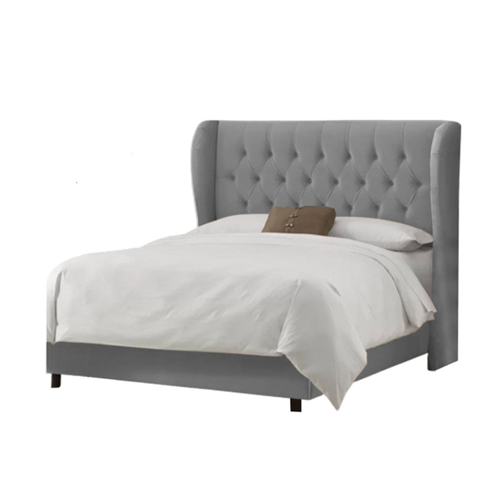 In House | Berlin Bed Frame Linen Grey 200x200