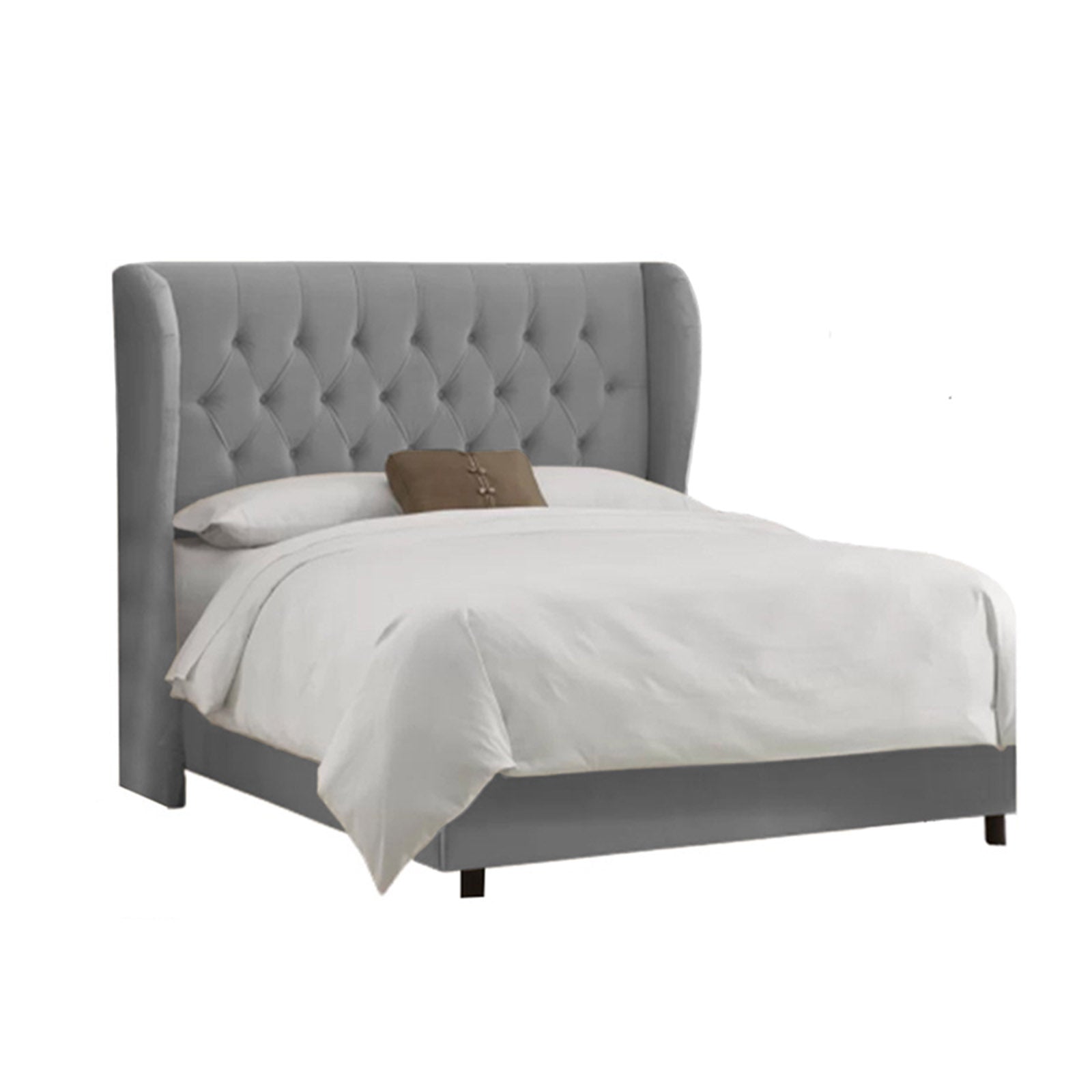 In House | Berlin Bed Frame Linen Grey 200x200