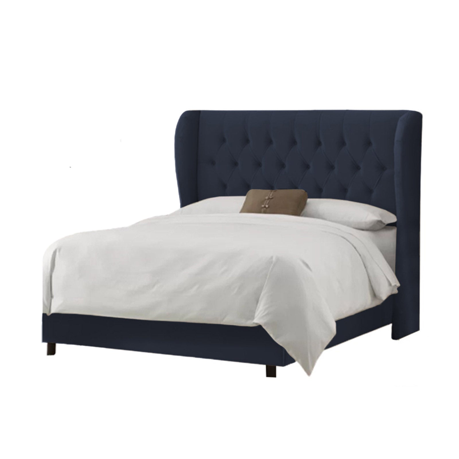 In House | Berlin Bed Frame Linen Dark Grey 200x200