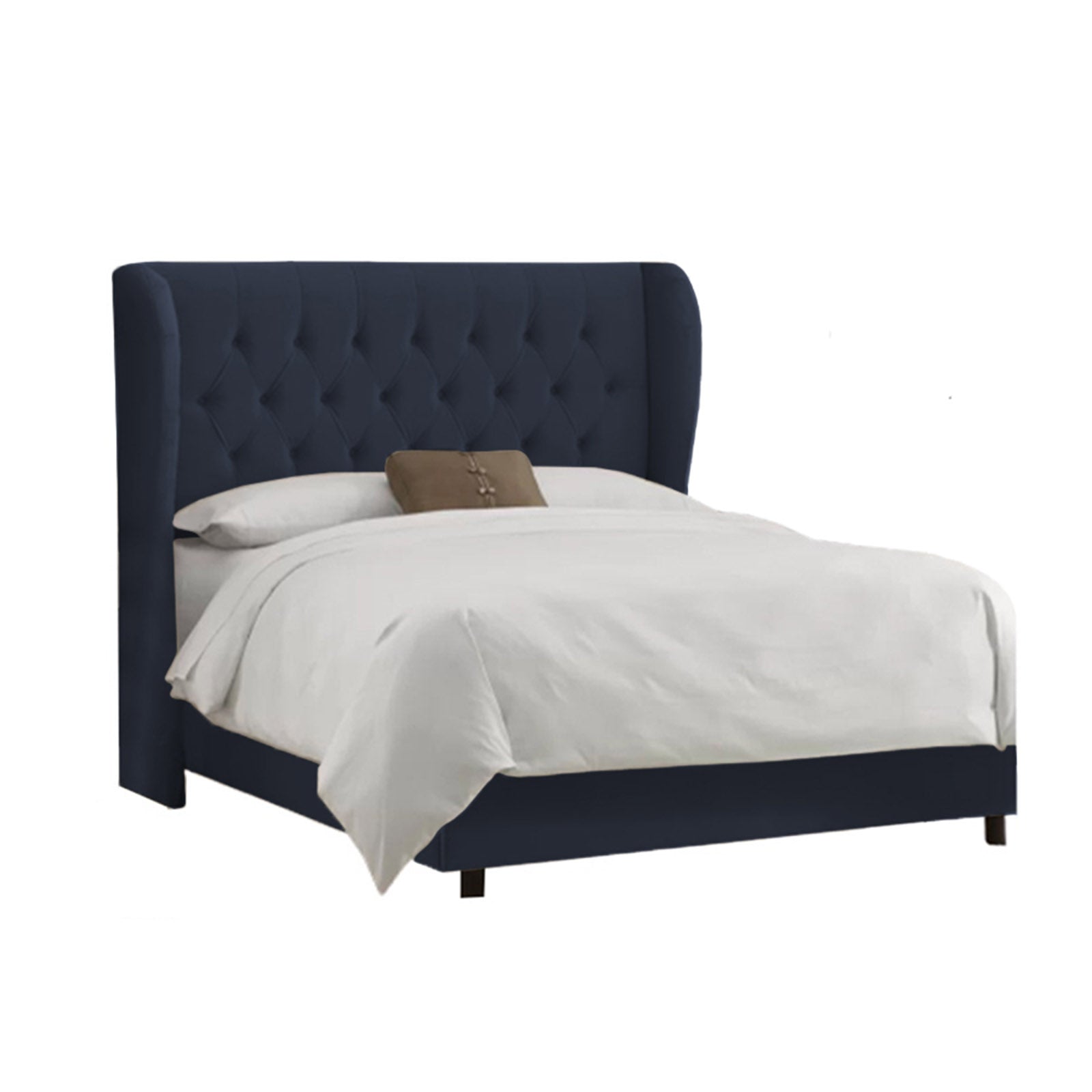 In House | Berlin Bed Frame Linen Dark Grey 200x200