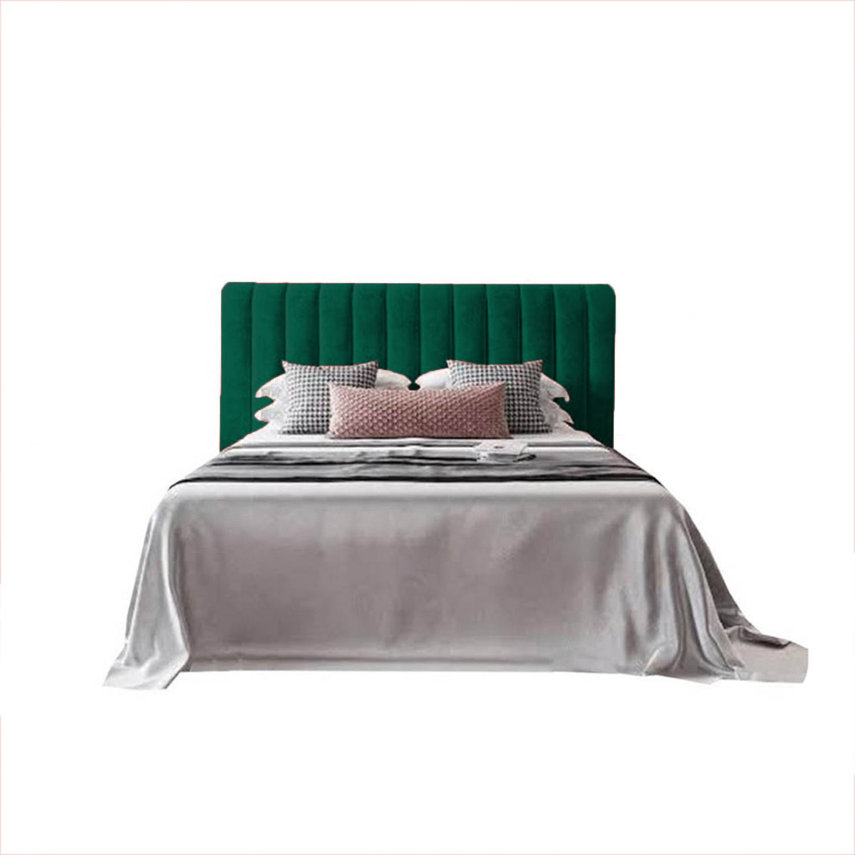 In House | Burgas Bed Frame Velvet Dark Green 200x180