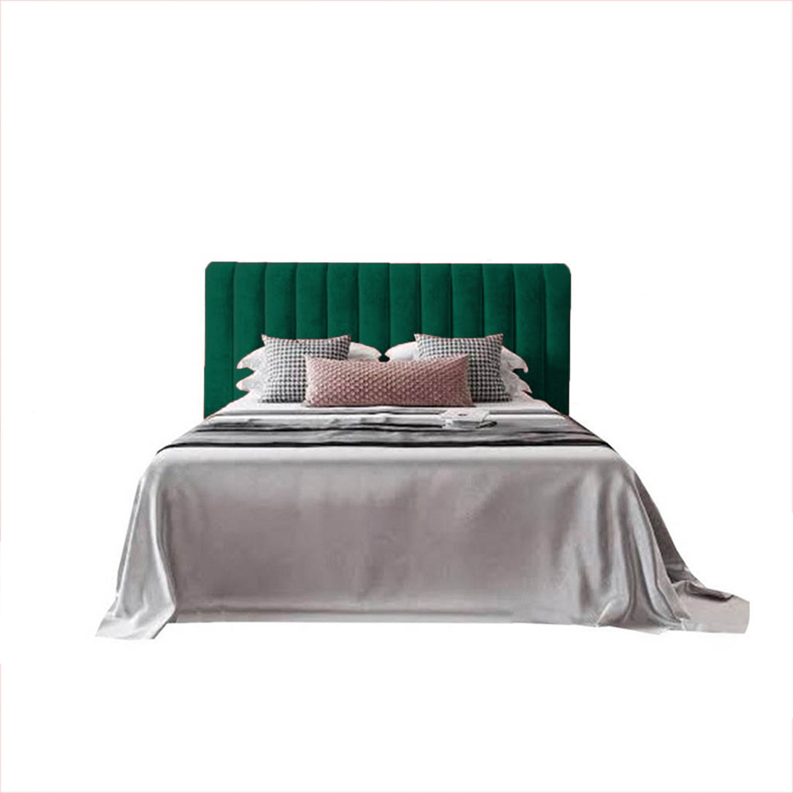 In House | Burgas Bed Frame Velvet Dark Green 200x140