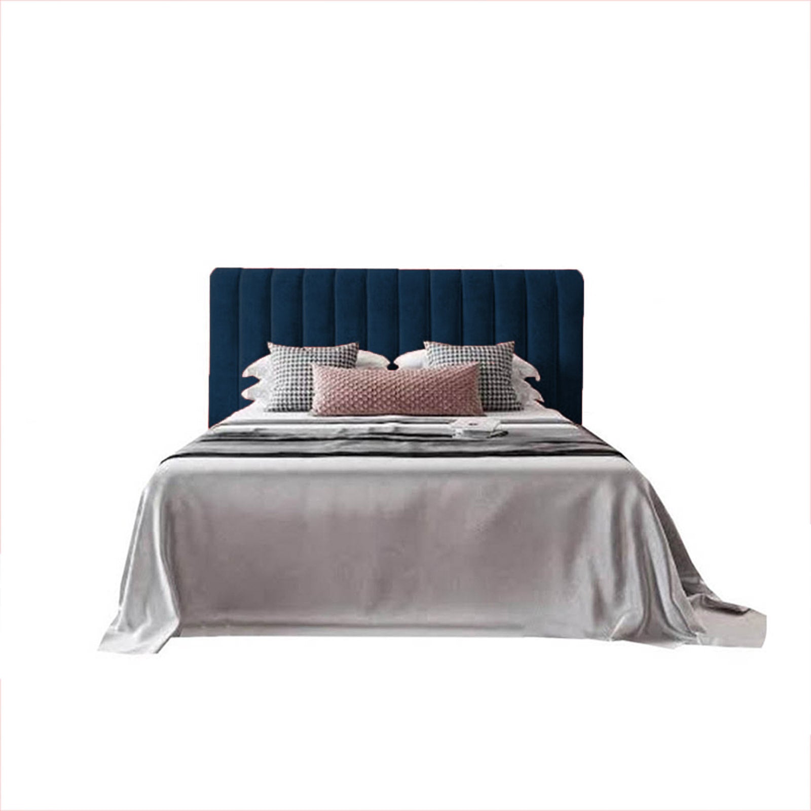 In House | Burgas Bed Frame Velvet Dark Blue 200x120