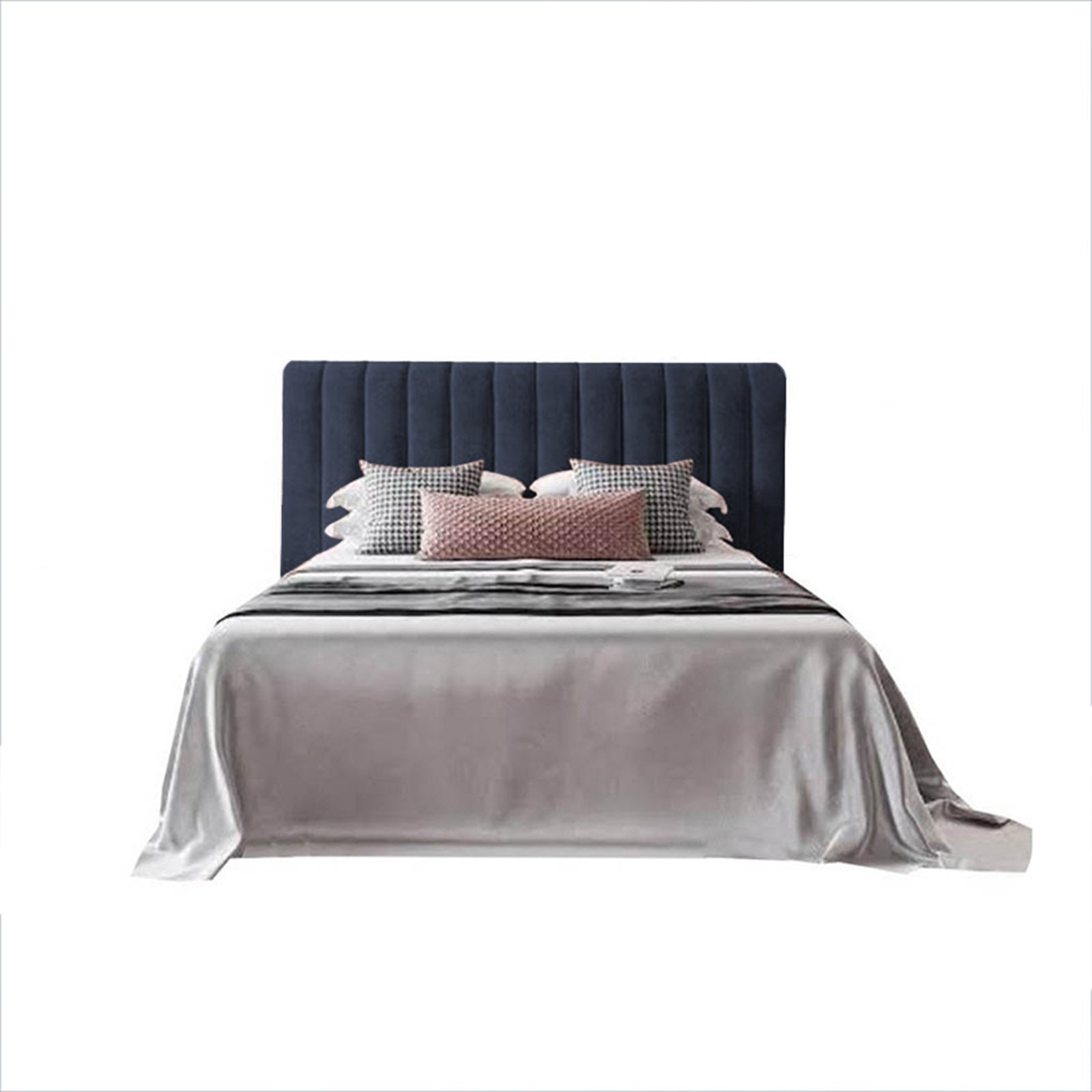 In House | Burgas Bed Frame Velvet Dark Grey 200x150