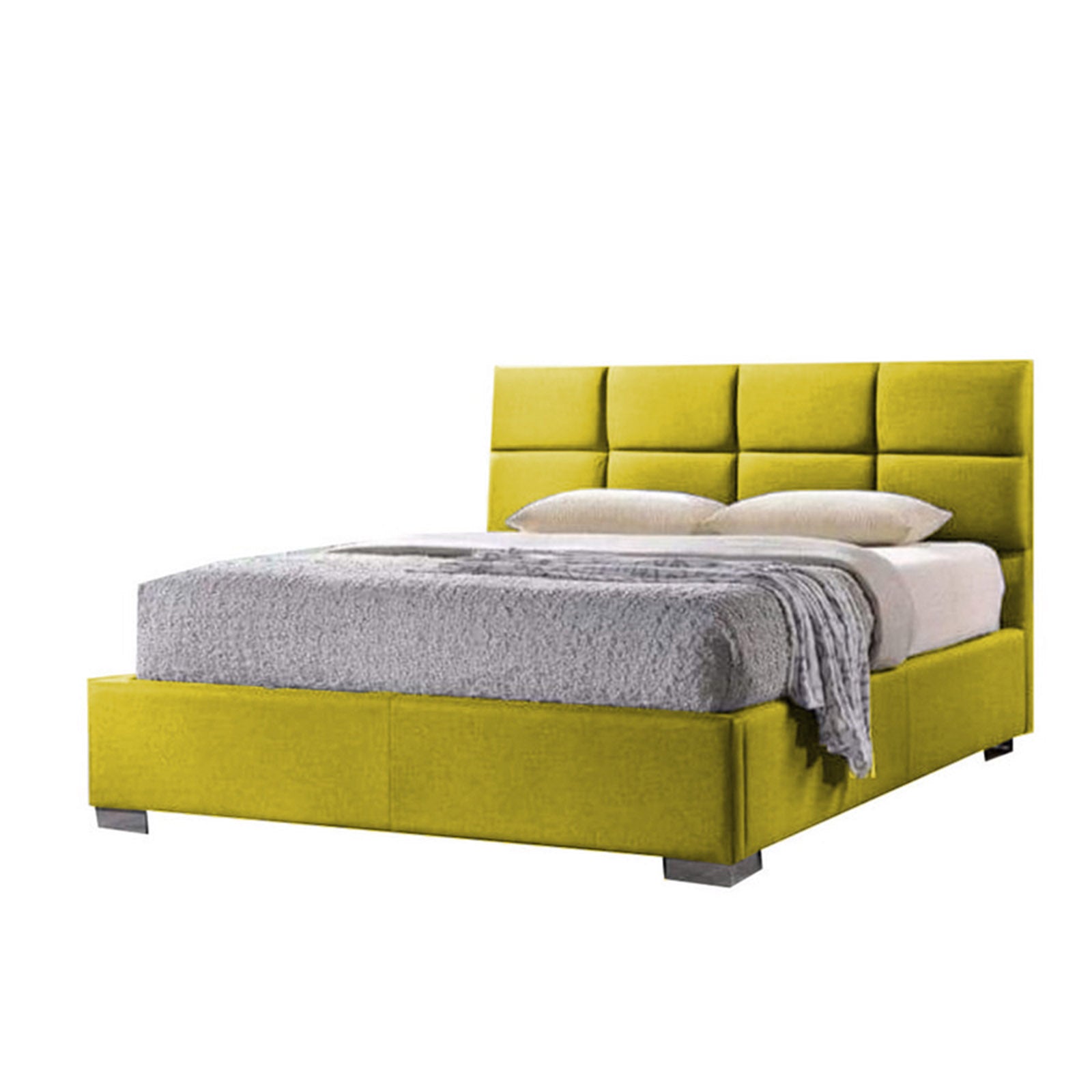 In House | Latiso Bed Frame Velvet Gold 200x90