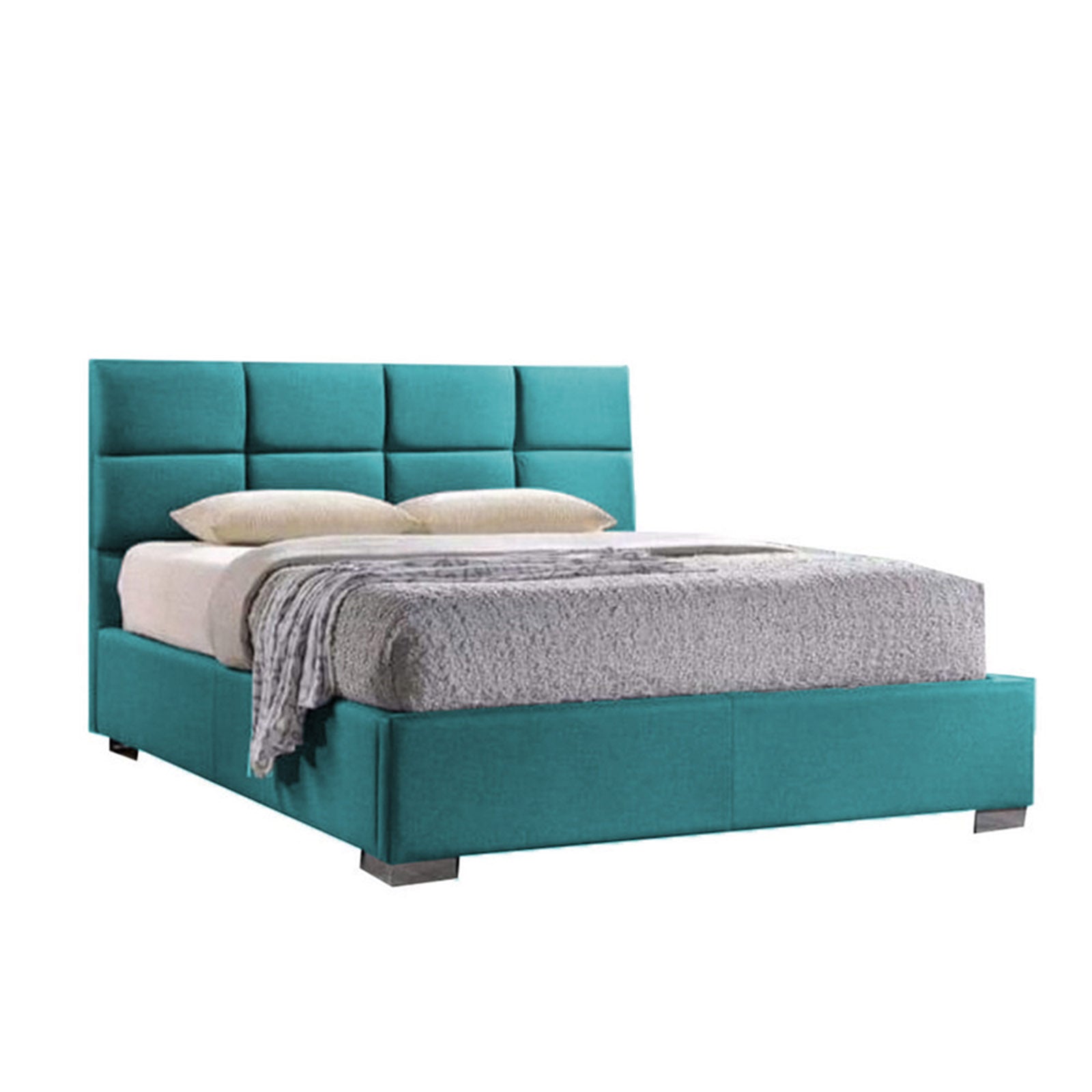 In House | Las Palmas Bed Frame Velvet Turquoise 200x120