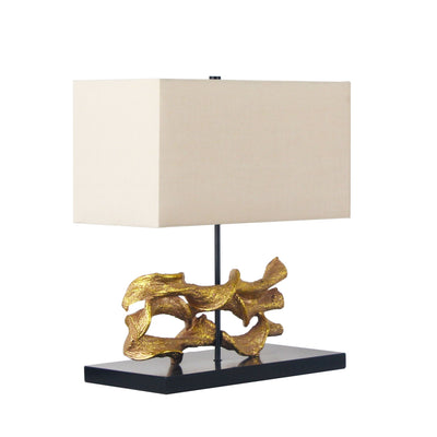 19.5”H POLY TABLE LAMP - Al Rugaib Furniture