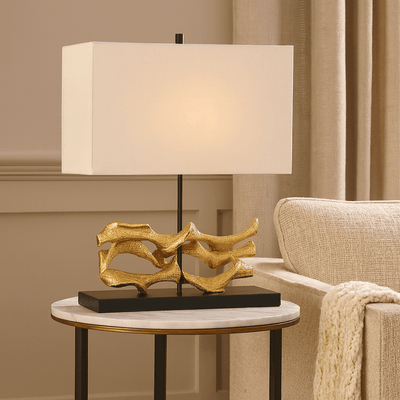 19.5”H POLY TABLE LAMP - Al Rugaib Furniture