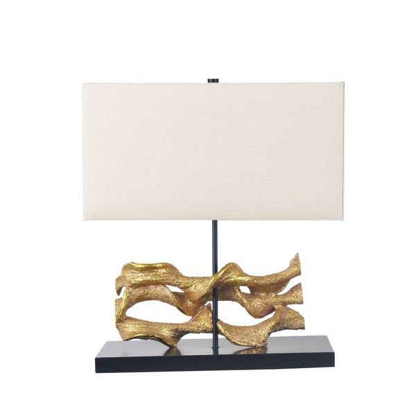 19.5”H POLY TABLE LAMP - Al Rugaib Furniture