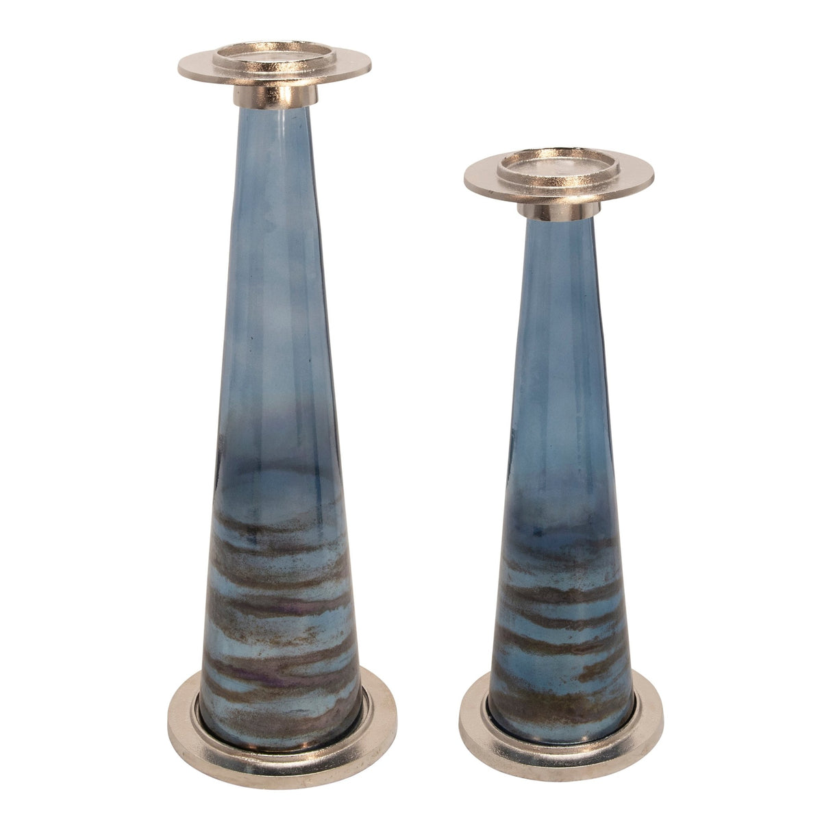 19"H PILLAR HOLDER, CLEAR Candle Holders| Sagebrook Home