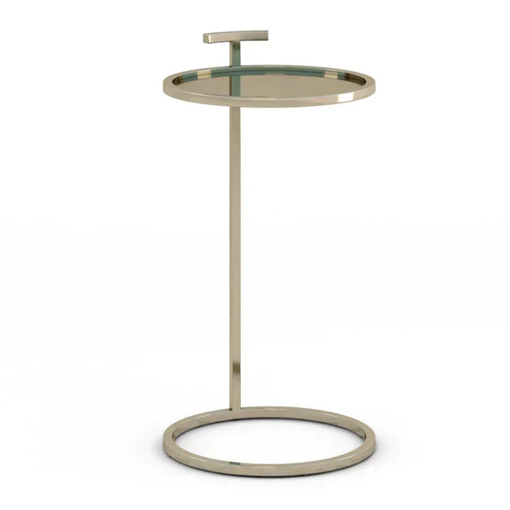 Black 14" Maisie Accent Table Round - Black