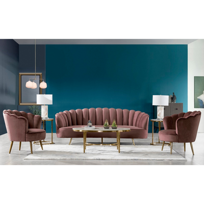 Tovy Lilac Sofa Set