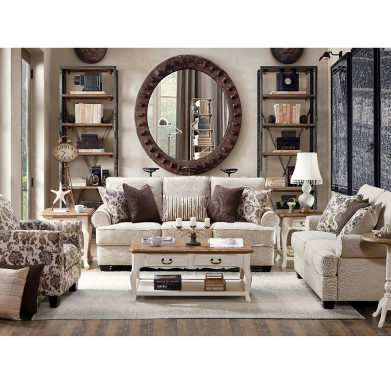 Alissa Grand Beige Living Room Set