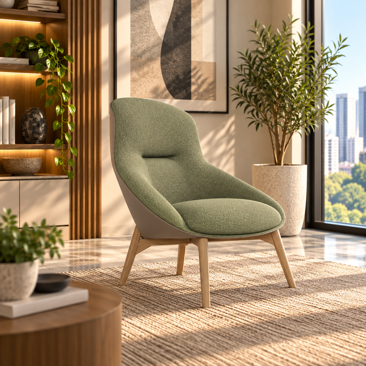 Sage Green Area Sofa