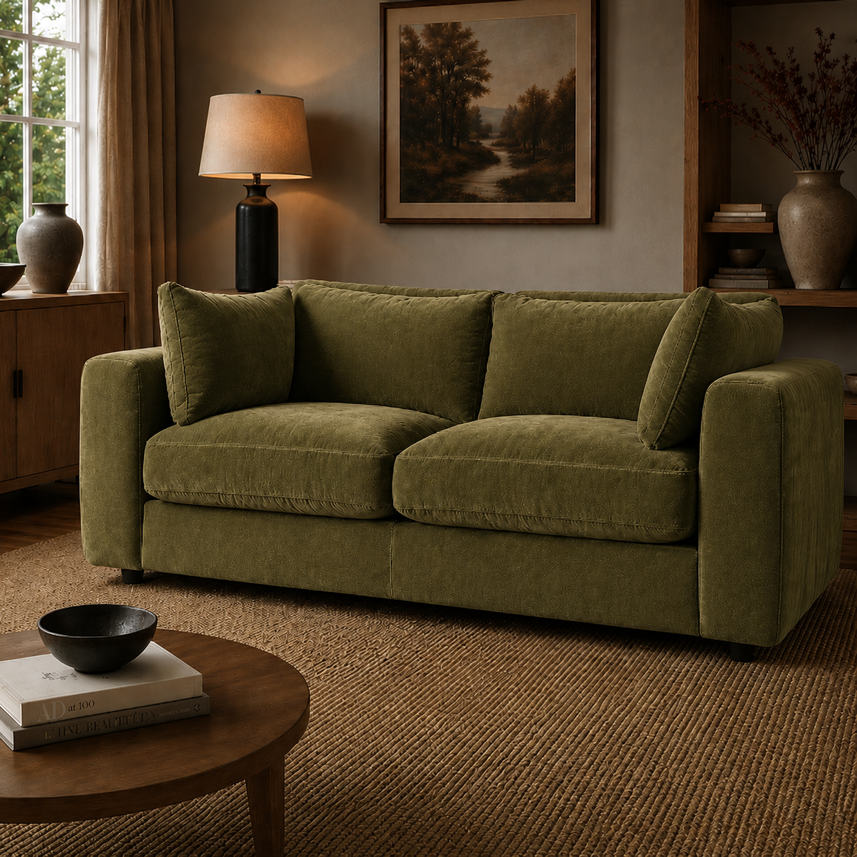 Terrona Rust Loveseat