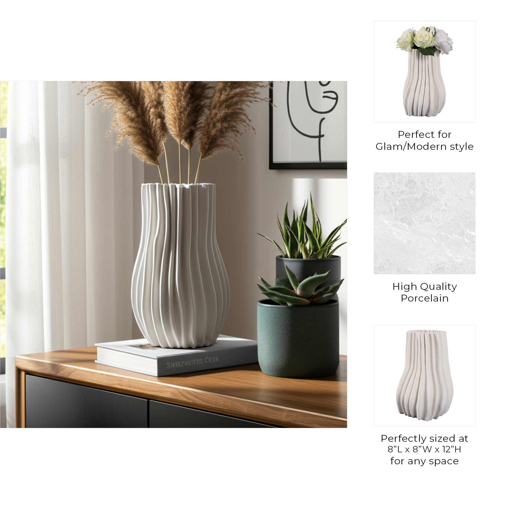 مزهرية مطبوعة ثلاثية الأبعاد انتوليا ANTOLIA 3D PRINTED VASE