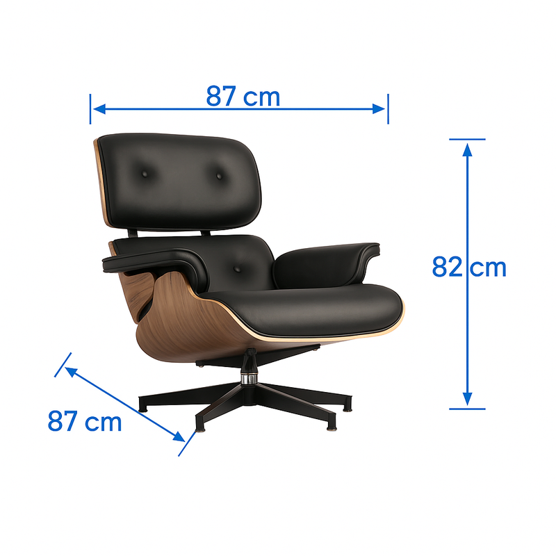 Palisander Wood Lounge Chair