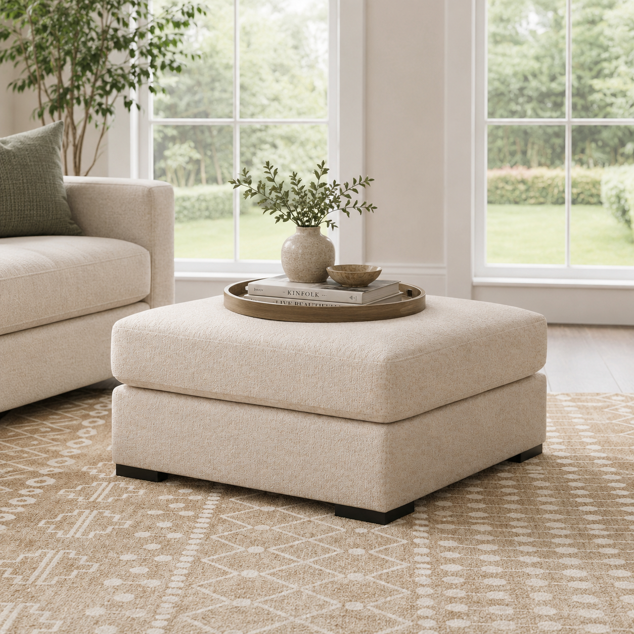 Donelson Creek Oversized Accent Ottoman