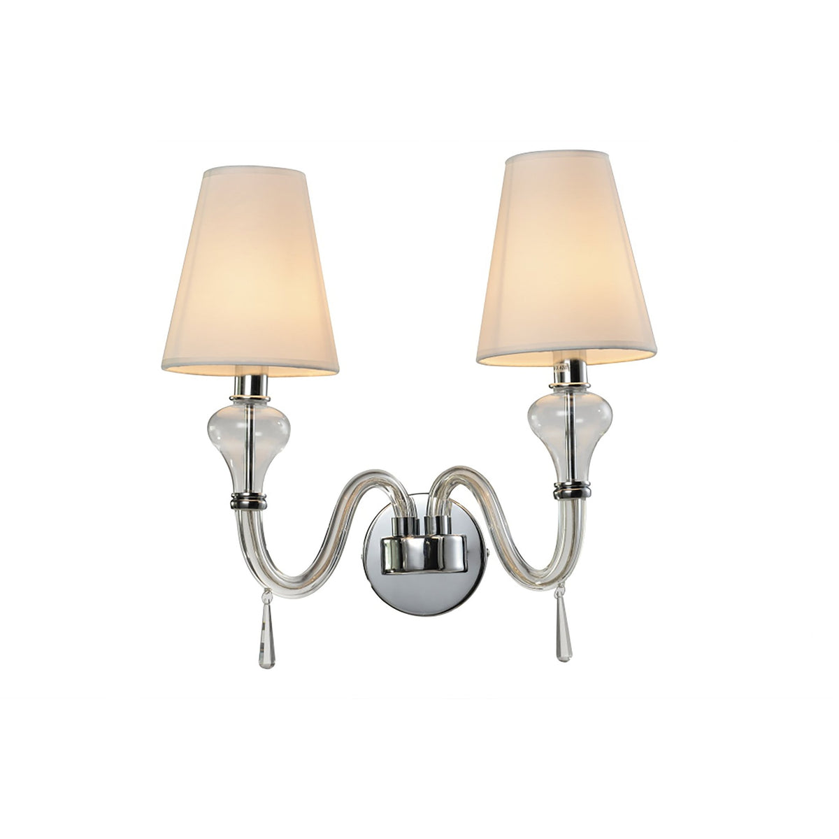 2 LIGHTS CRYSTAL WALL SCONSE Wall Sconces| Sagebrook Home